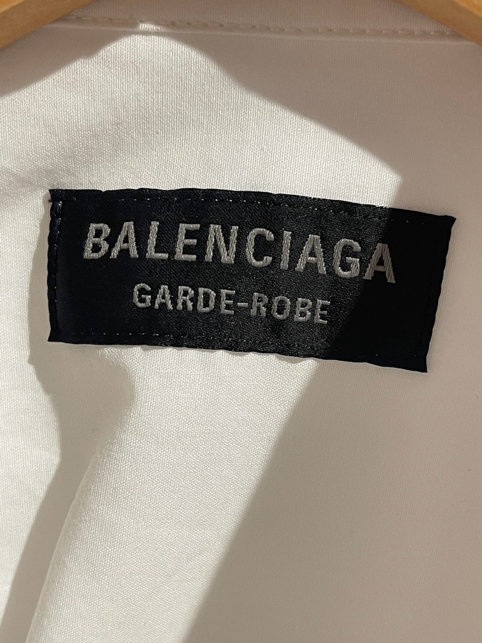 Chemise Balenciaga blanche T.40