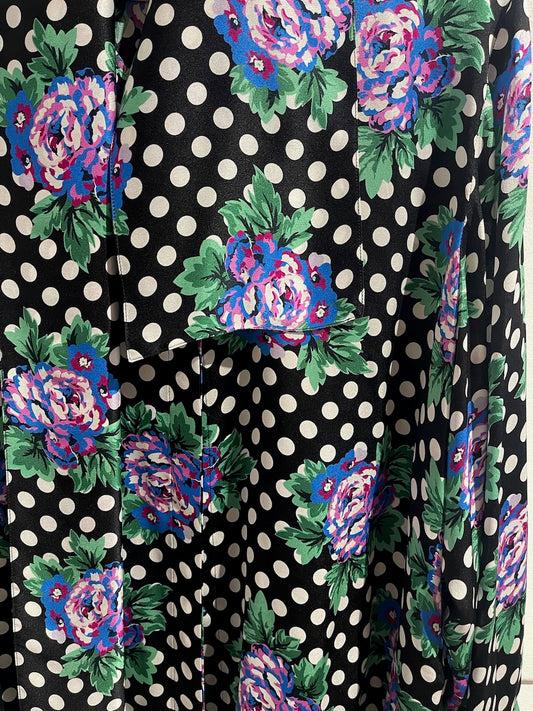 Chemisier Balenciaga à pois T.40