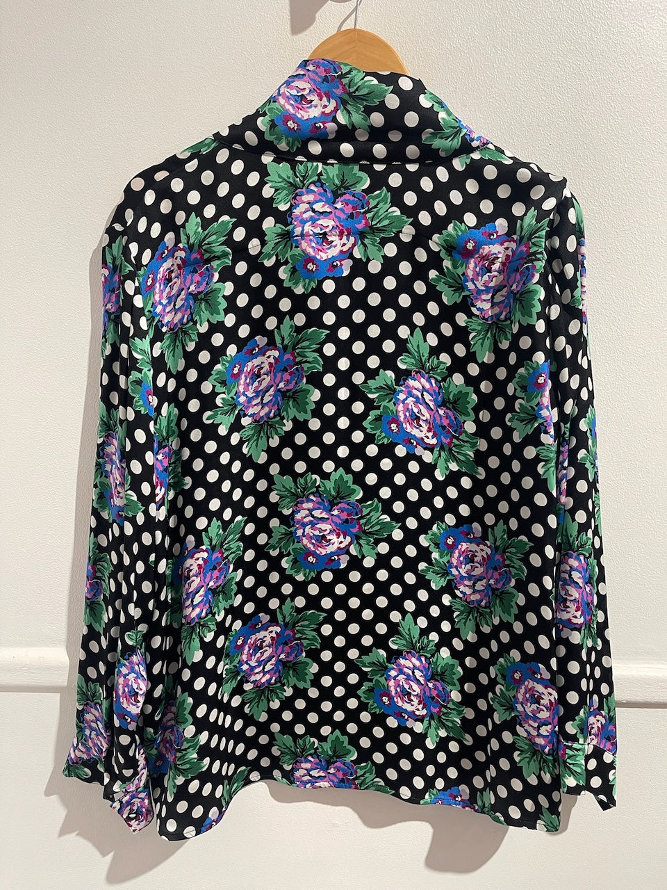 Chemisier Balenciaga à pois T.40