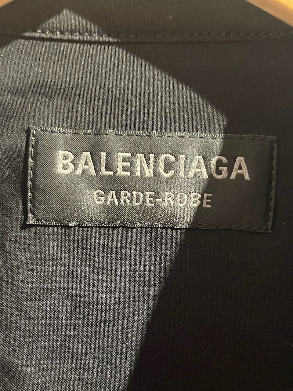 Chemise Balenciaga noire T.38