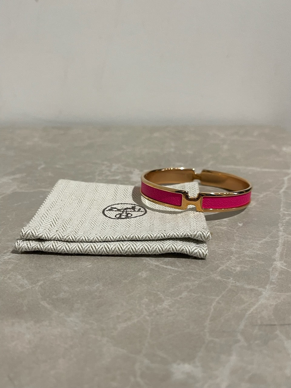 Bracelet Hermes Olympe Rose T.2