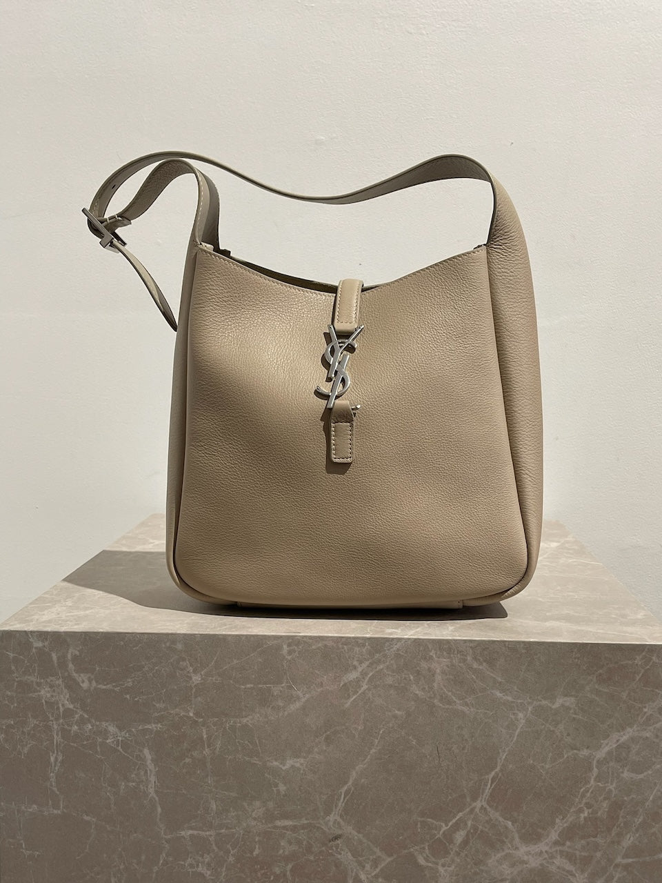 Sac Saint Laurent Le 5 à 7 beige