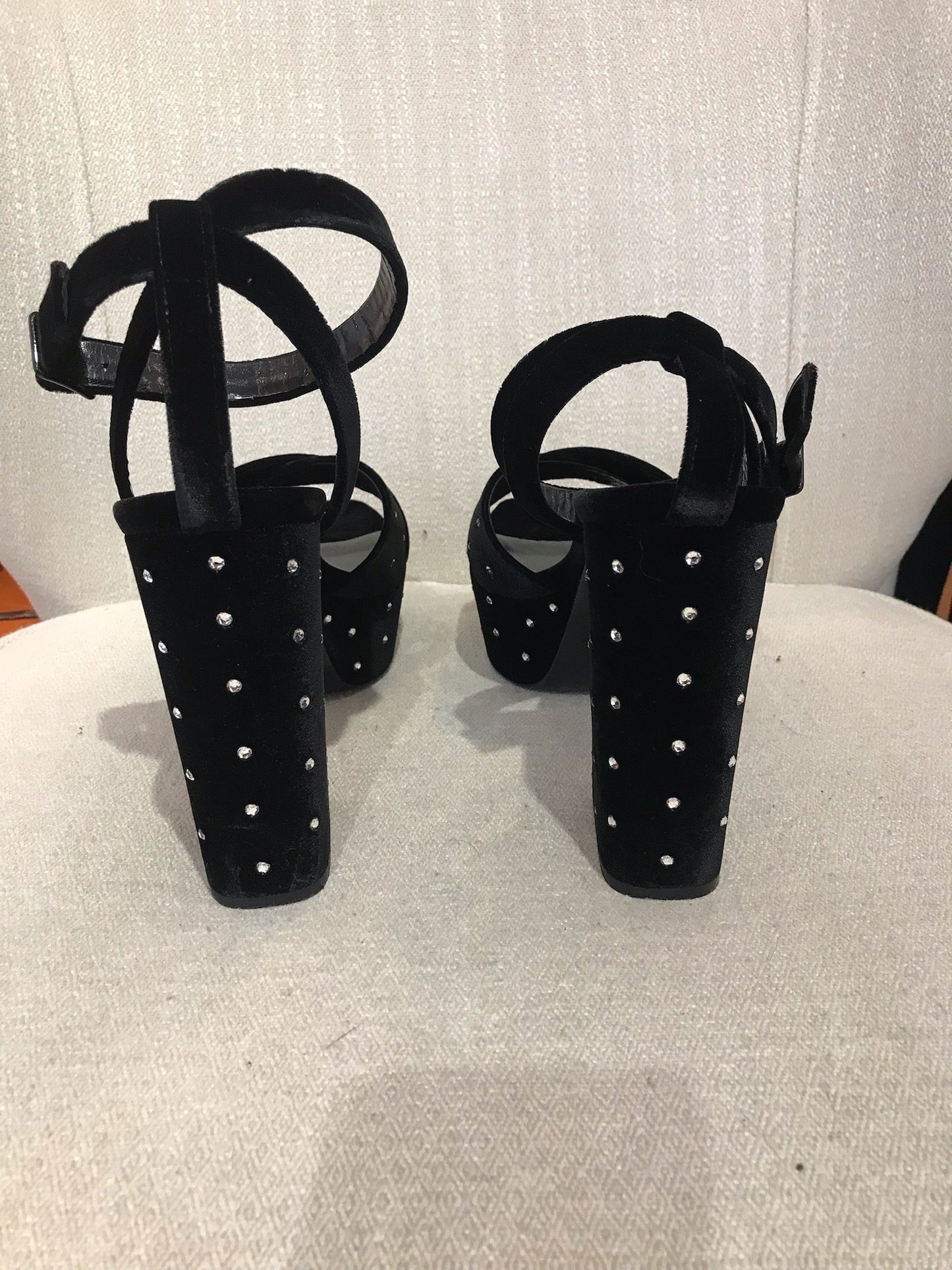 Sandales Saint Laurent noires T.40