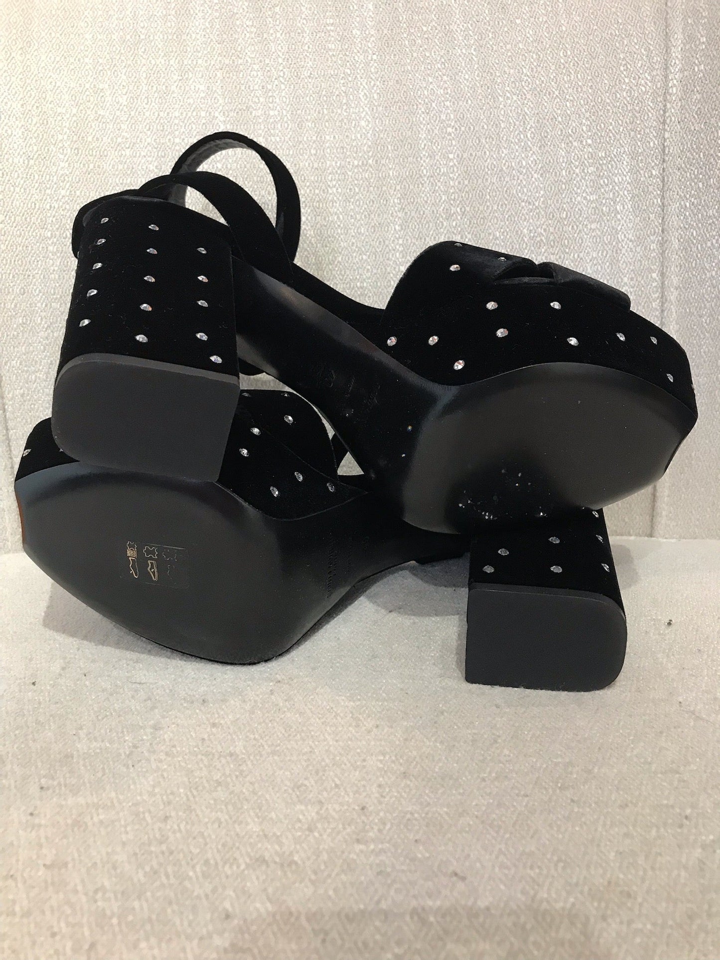 Sandales Saint Laurent noires T.40