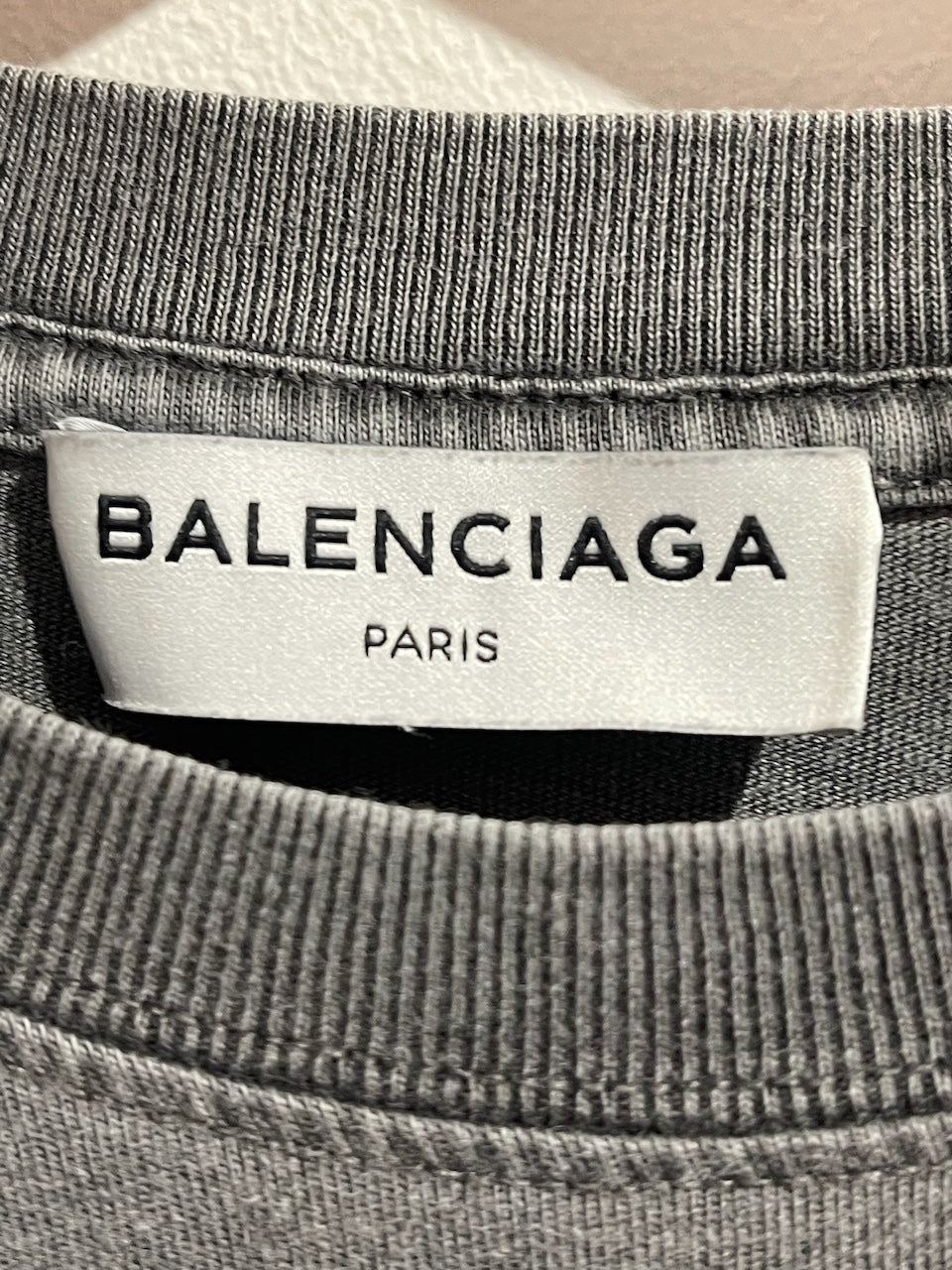T-shirt Balenciaga gris T.L