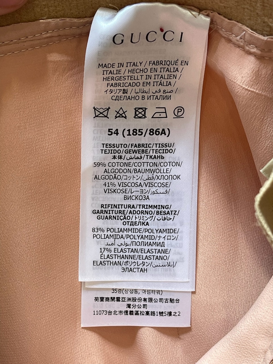 Jupe Gucci GG rose T.42