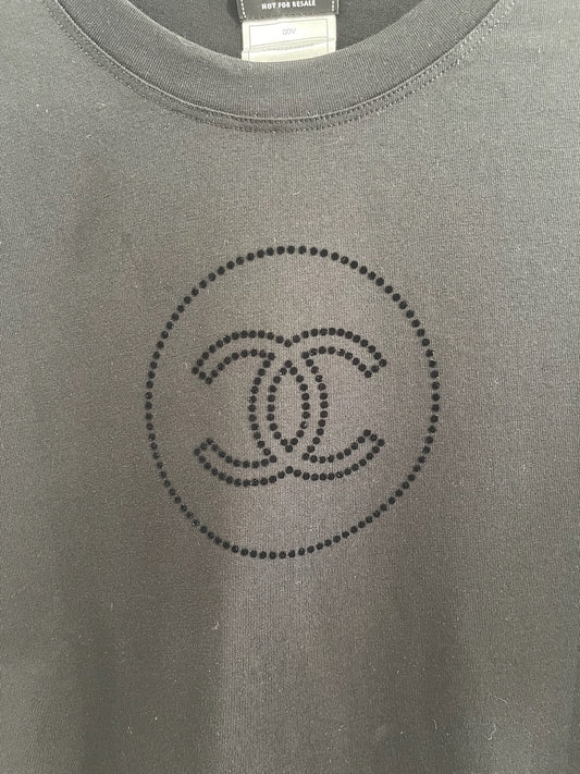 T-shirt Chanel noir T.S