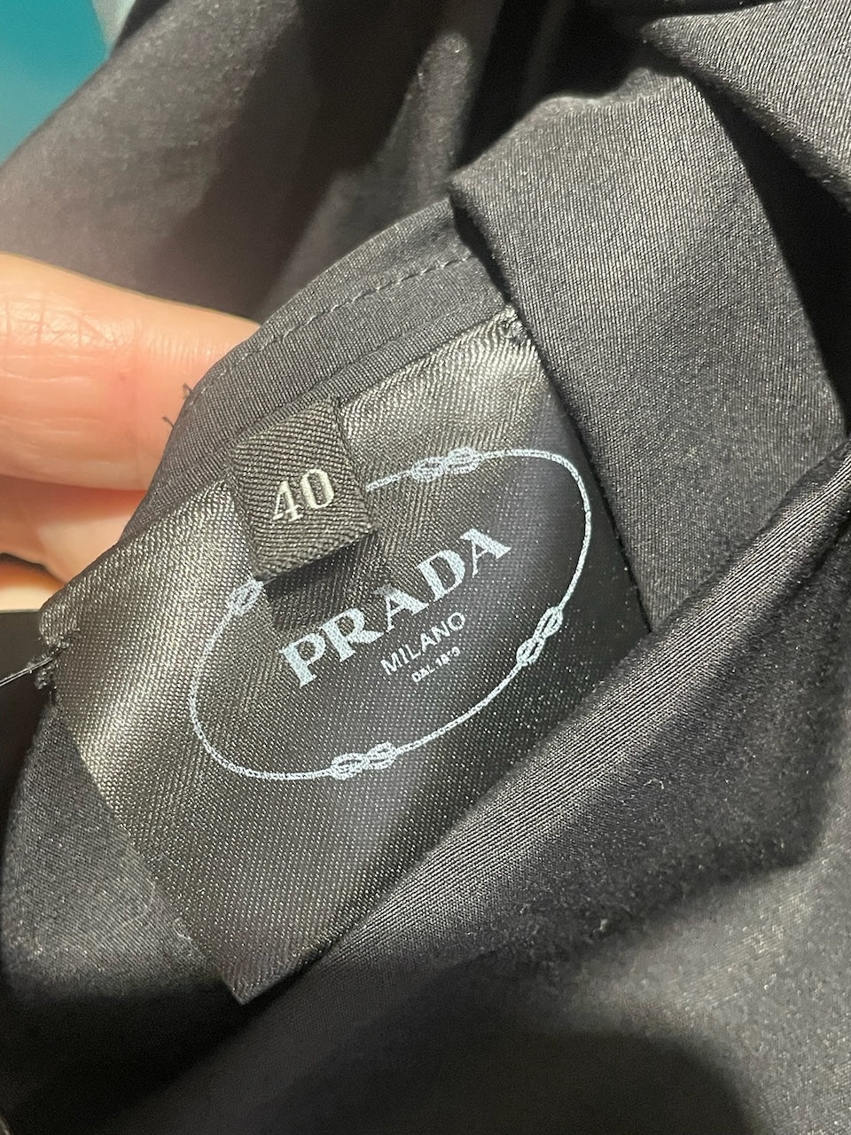 Blouse Prada noire T.36