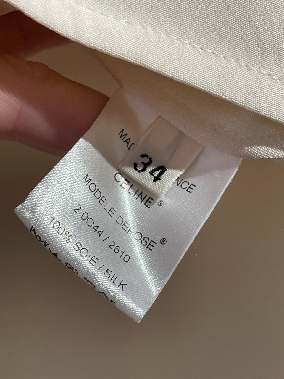 Blouse Celine écrue T.34