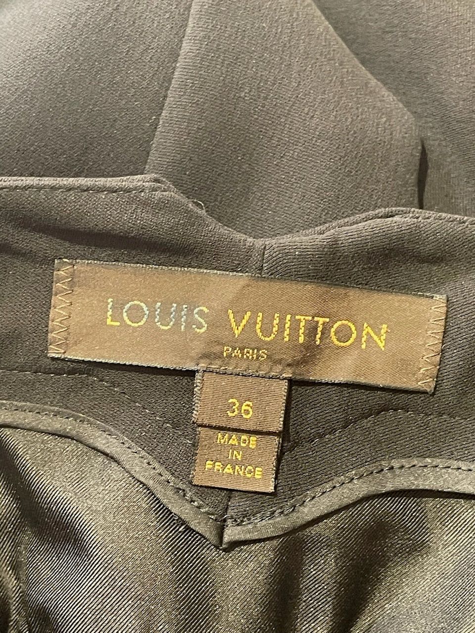 Pantalon Louis Vuitton noir T.36