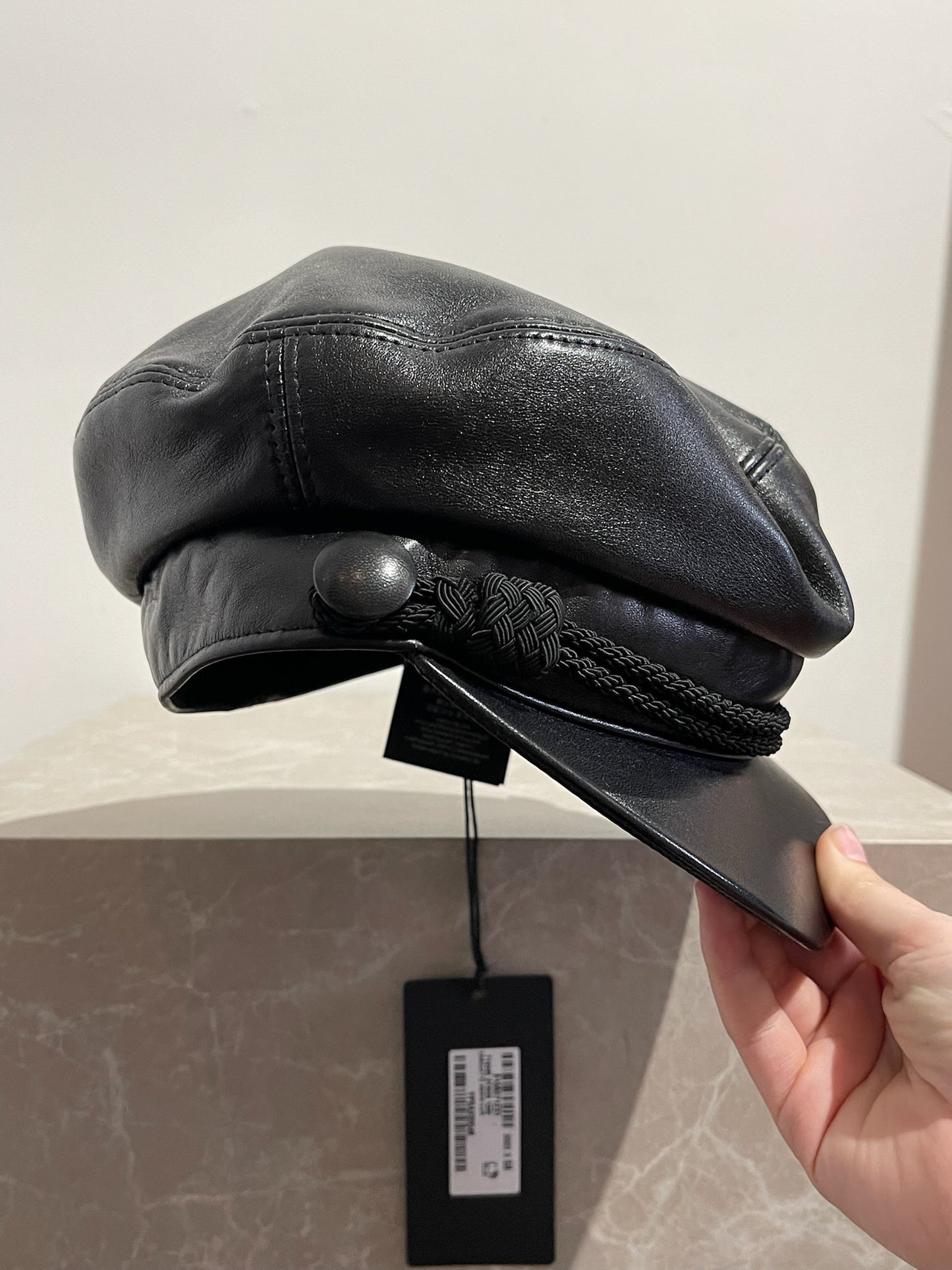 Casquette Saint Laurent noire NEUVE