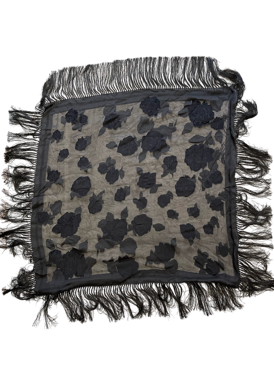 Foulard Saint Laurent noir NEUF