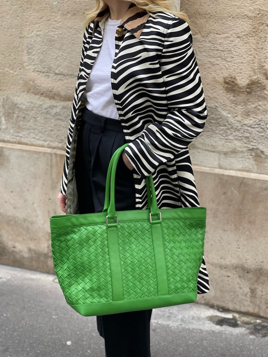 Sac cabas Bottega Veneta vert
