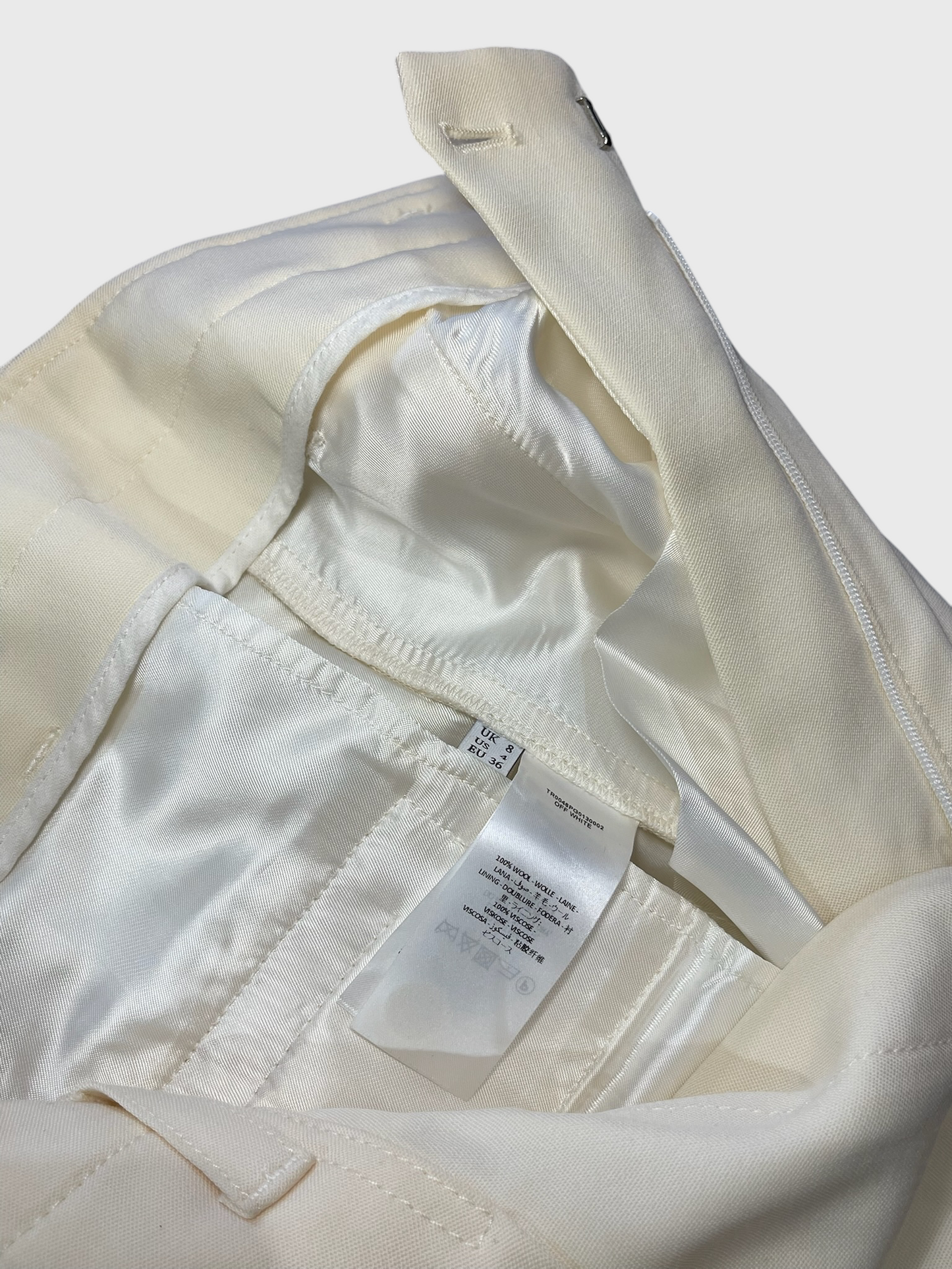 Pantalon JW Anderson blanc T.36