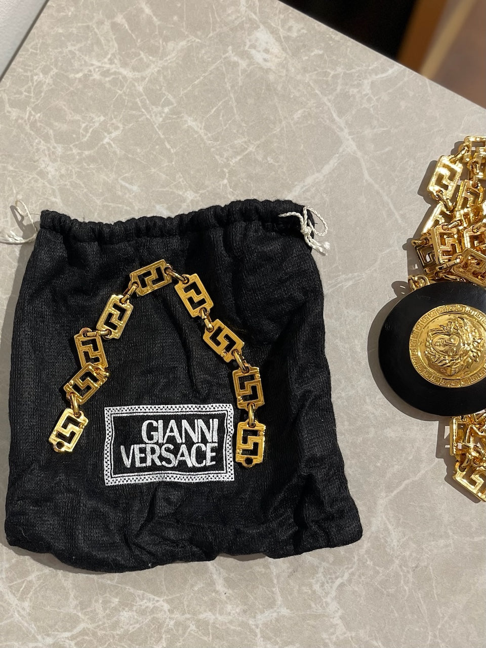 Ceinture Gianni Versace chaine dorée