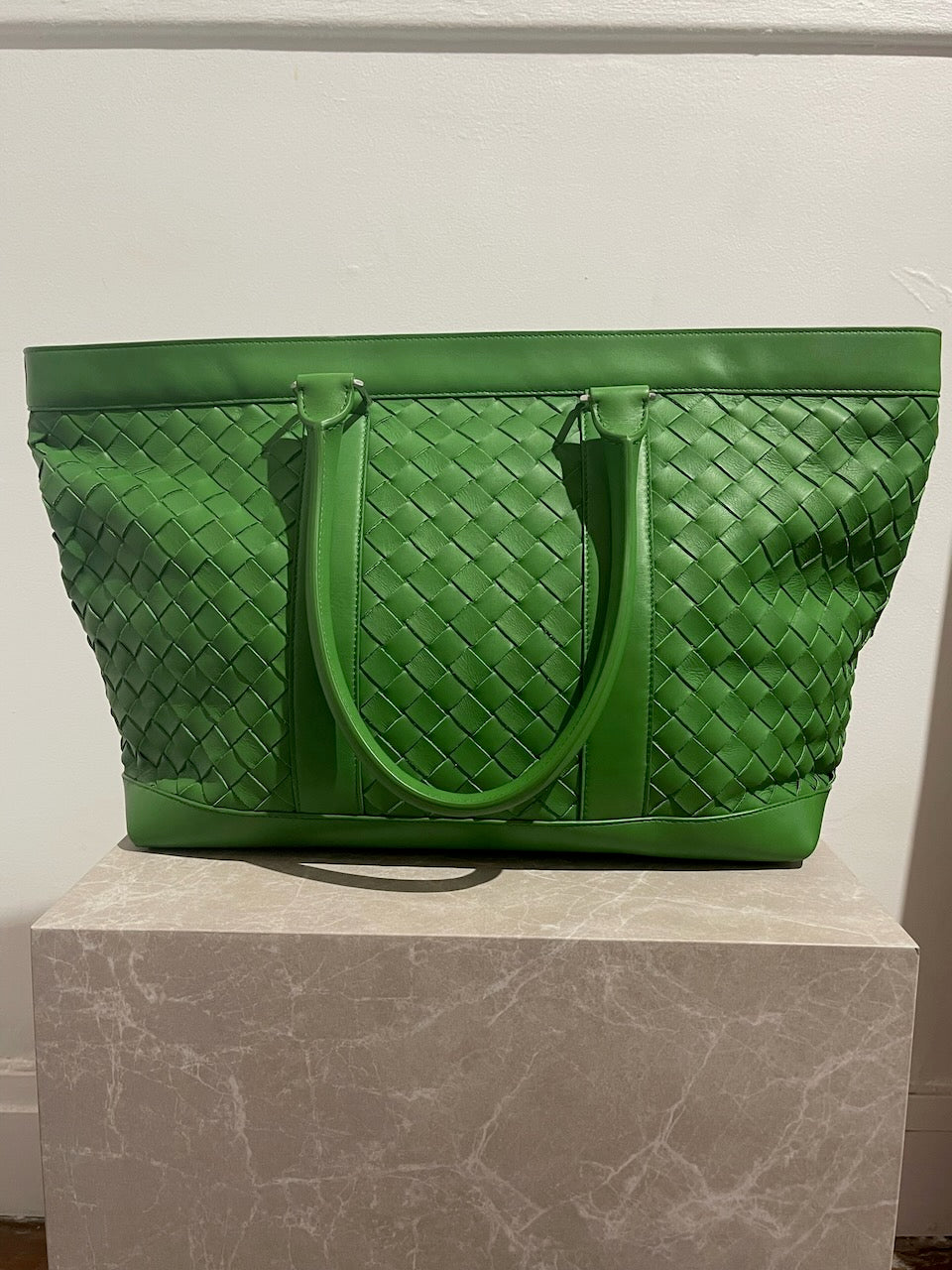 Sac cabas Bottega Veneta vert