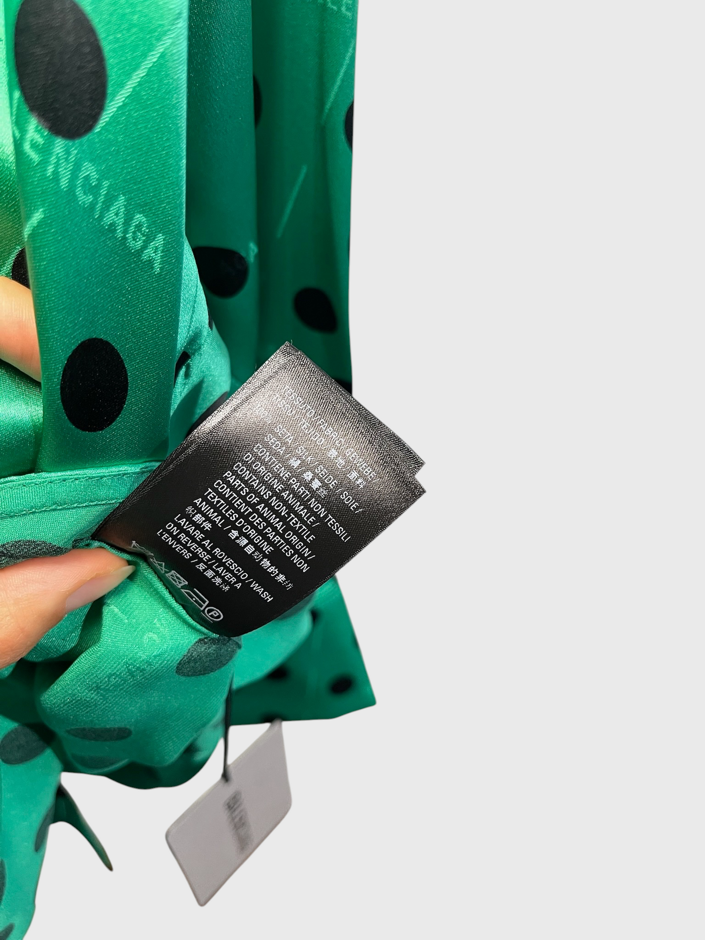 Chemise Balenciaga verte T.32