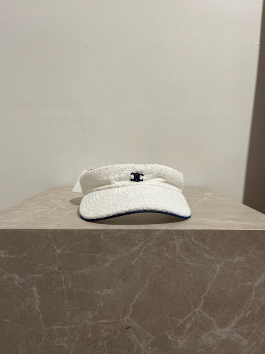 Visière Celine blanche