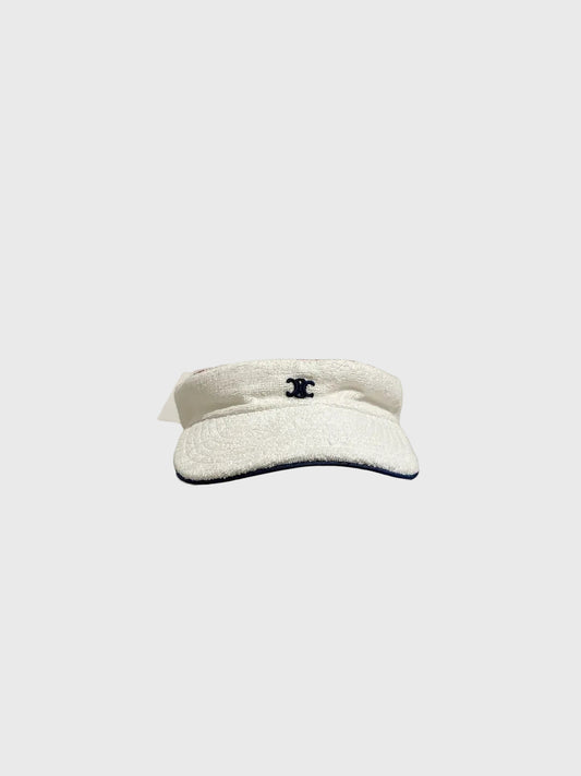Visière Celine blanche