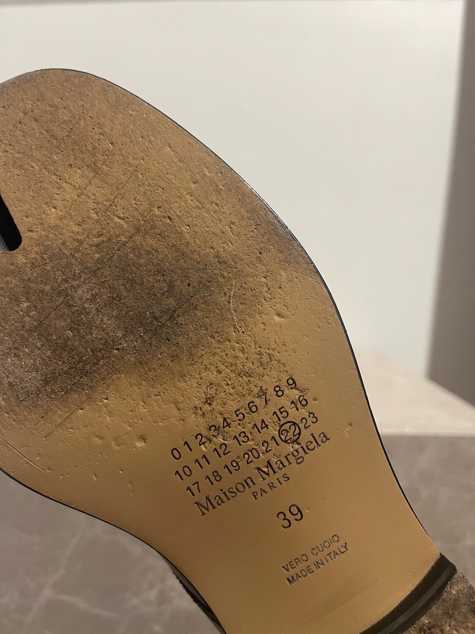 Derbies Maison Margiela Tabi T.39