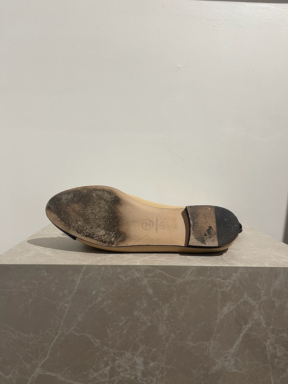 Ballerines Chanel beige T.39,5