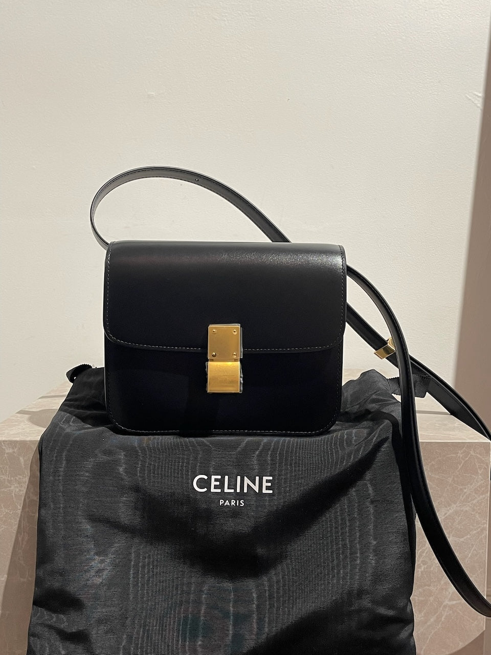 Sac Celine Classic Box noir Neuf