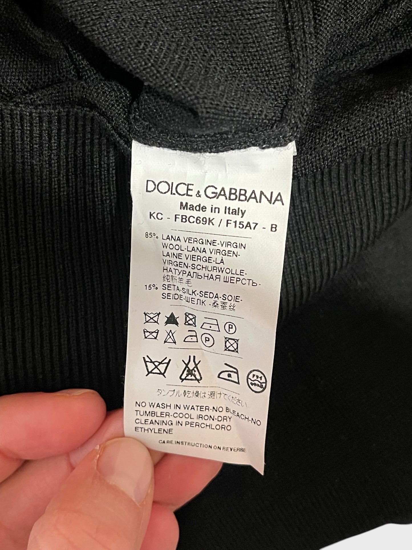 Gilet Dolce & Gabbana noir T.36