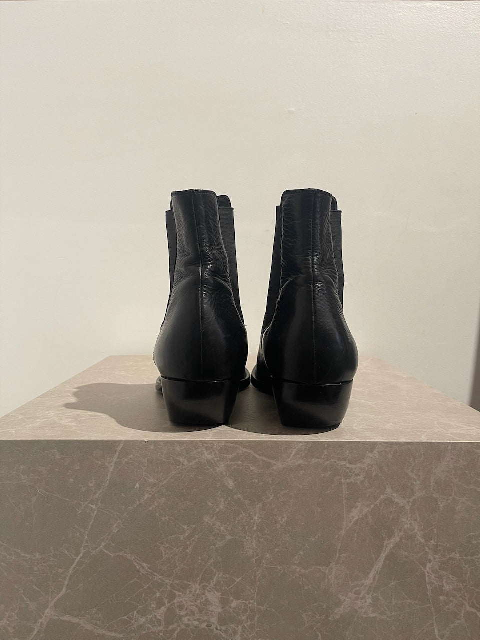 Bottines Saint Laurent noires T.40