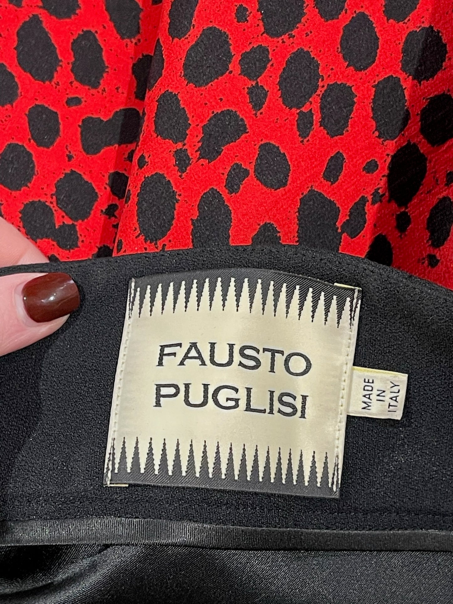 Jupe Fausto Puglisi Rouge T.38