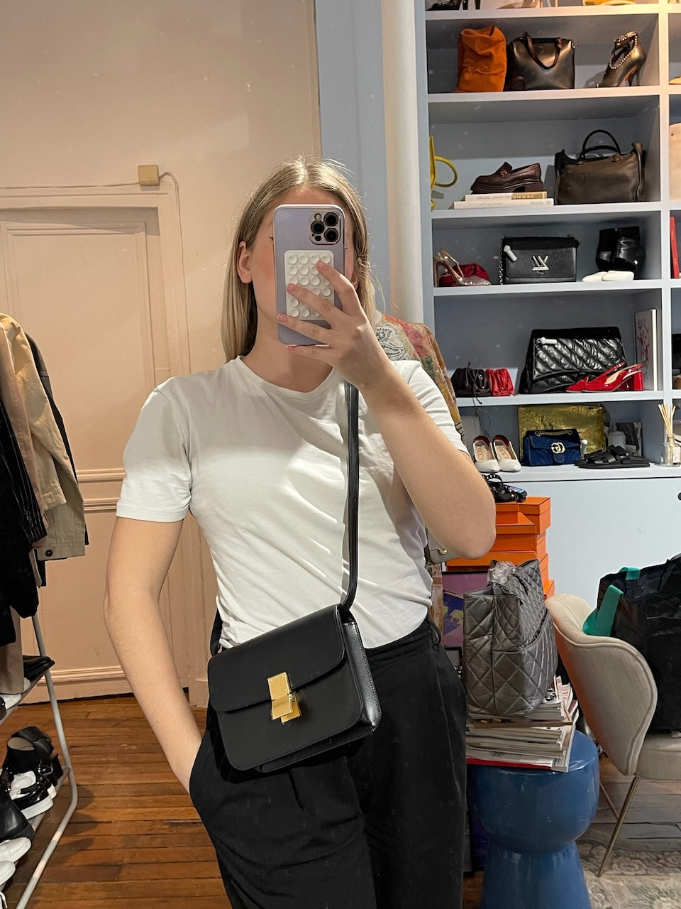 Sac Celine Classic Box noir Neuf
