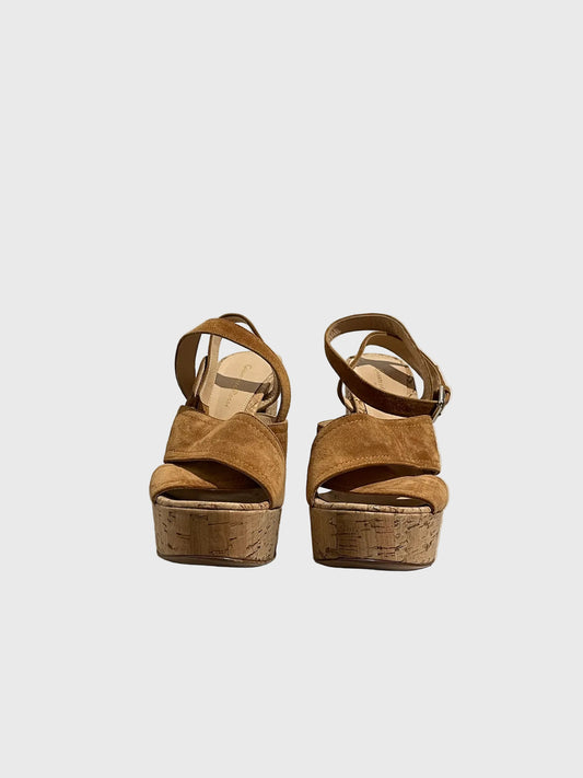 Sandales Gianvito Rossi beiges T.37,5