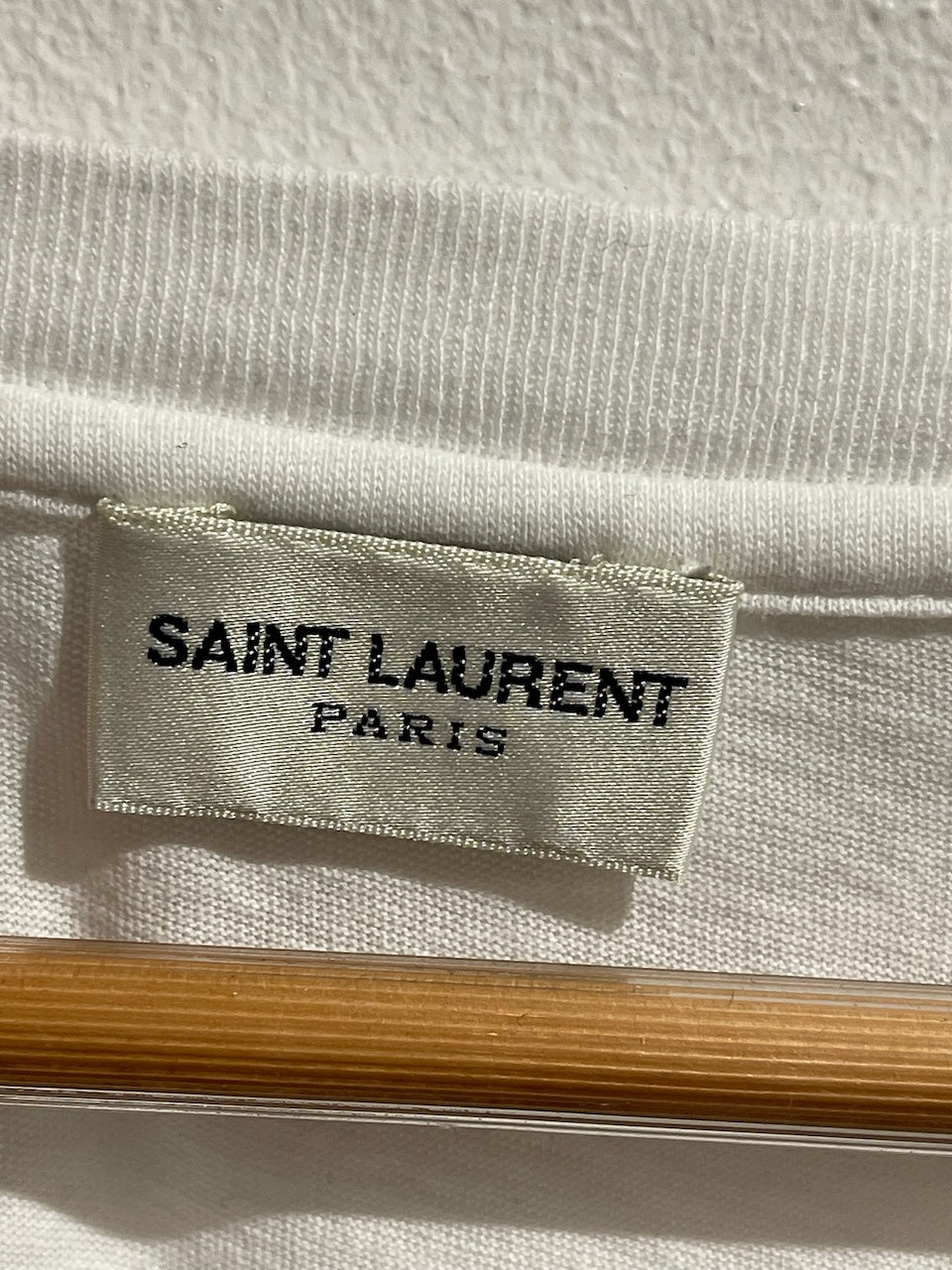 T-shirt Saint Laurent blanc T.S