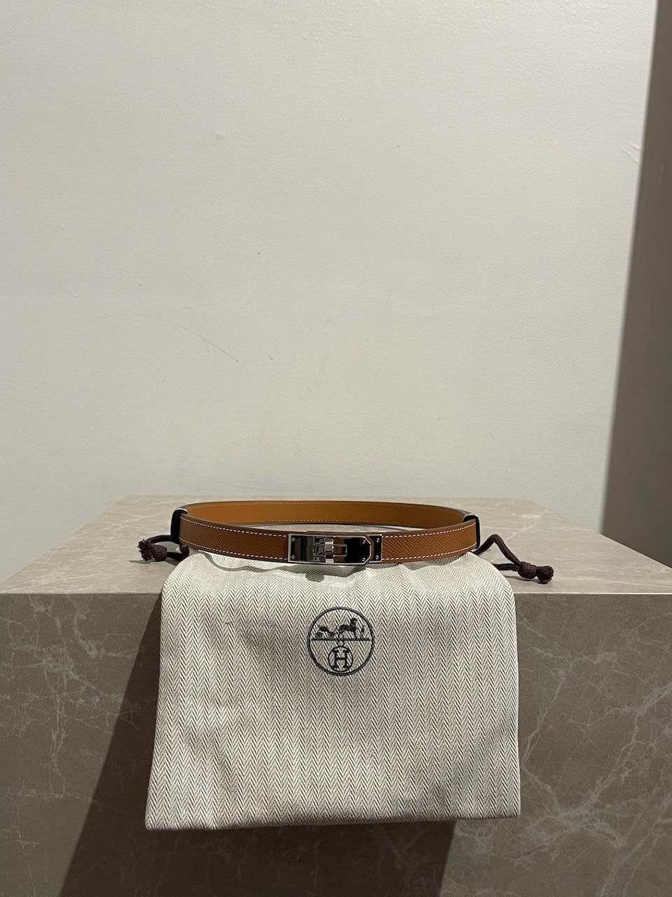 Ceinture Hermès Kelly gold
