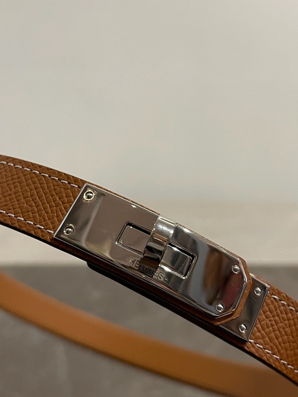 Ceinture Hermès Kelly gold