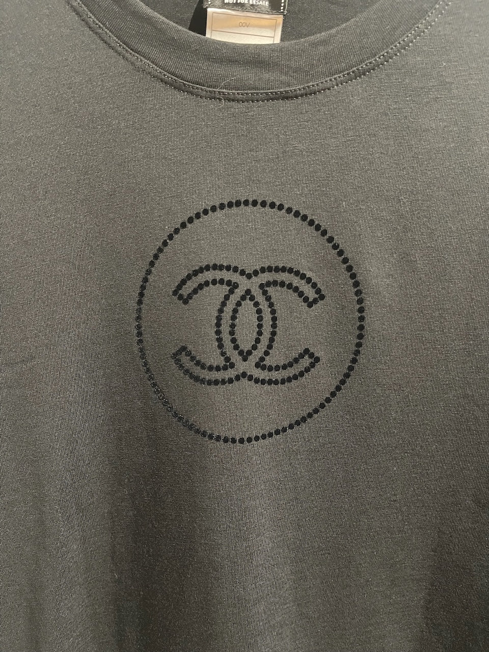T-shirt Chanel noir T.S