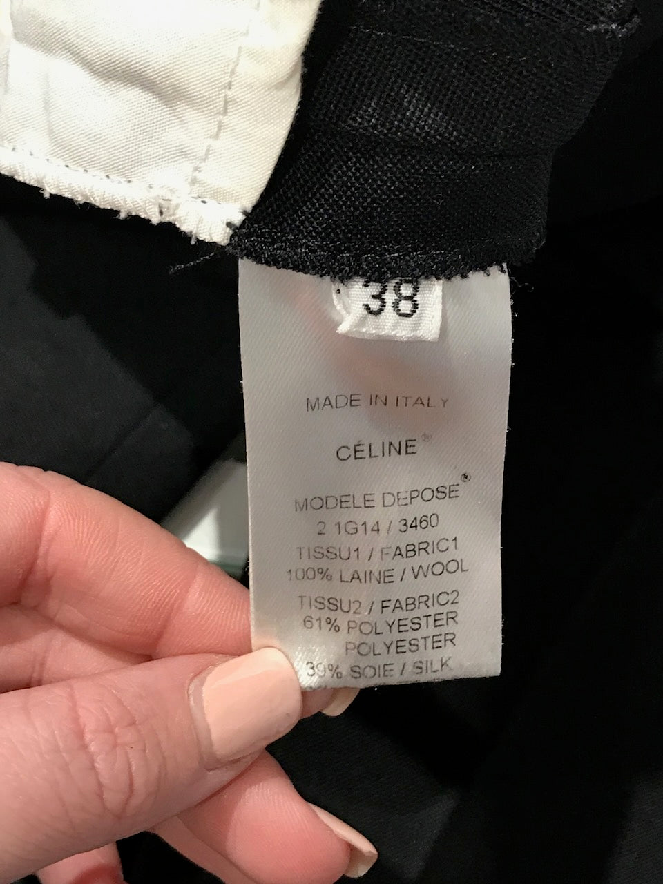 Pantalon Celine Noir T.38