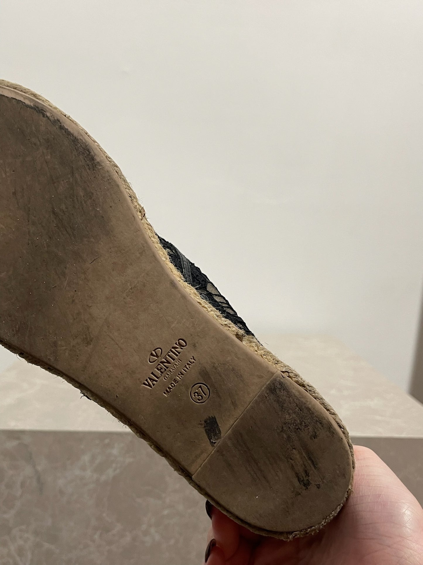 Espadrilles Valentino Dentelle T.37