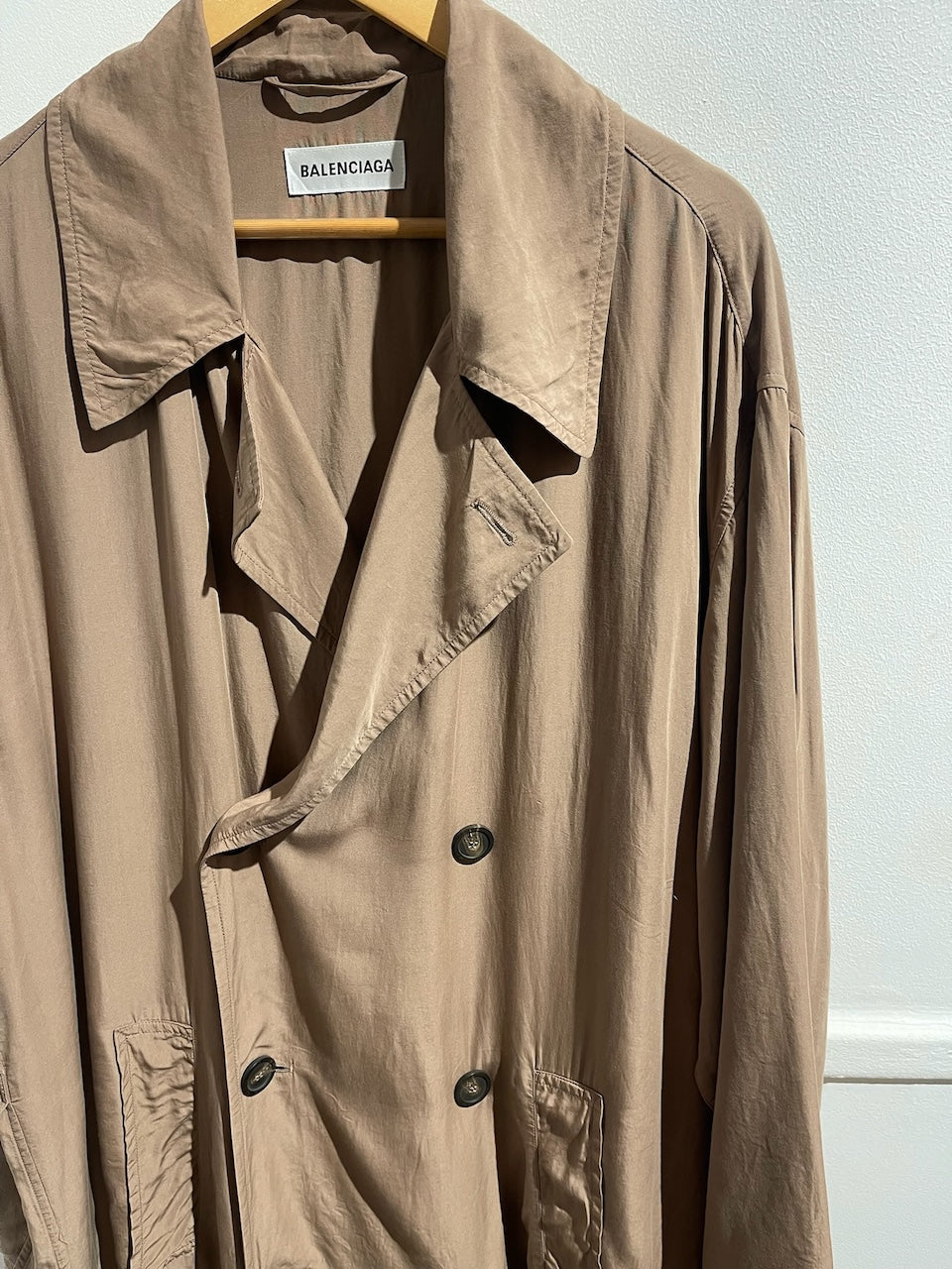Trench Balenciaga beige T.36