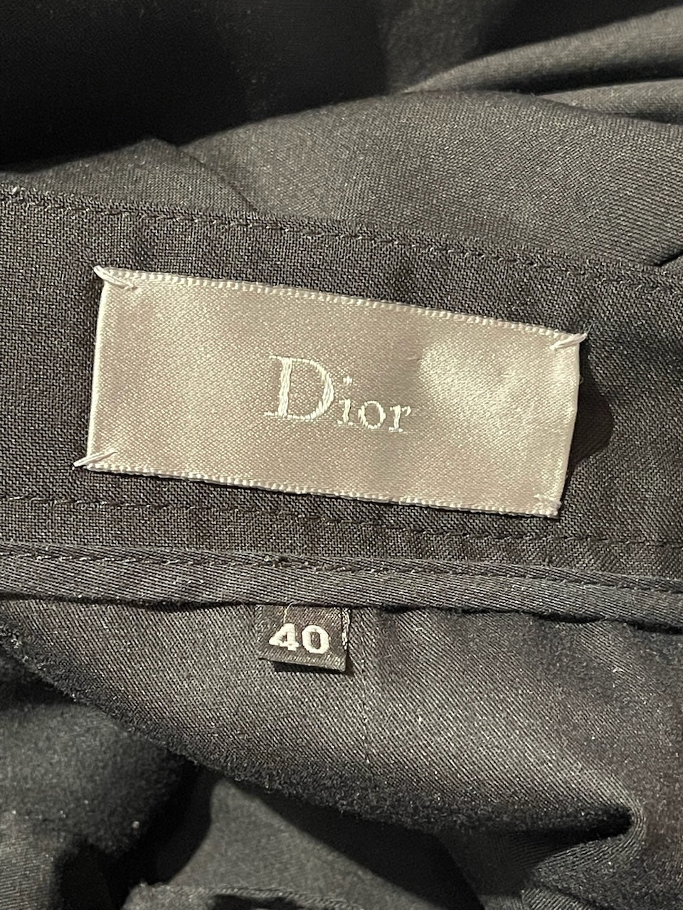 Pantalon Dior noir T.38