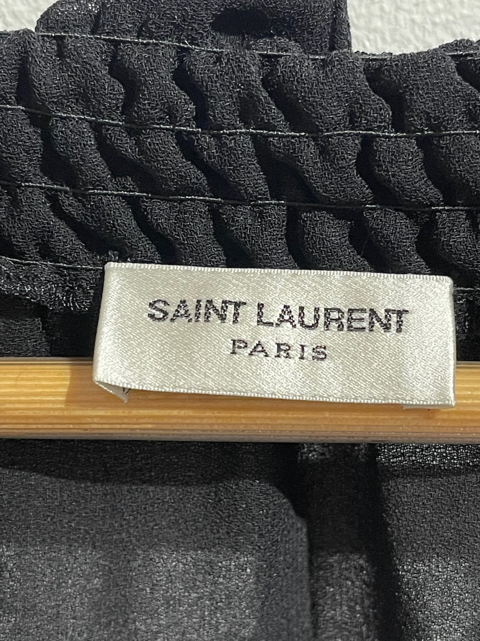 Blouse Saint Laurent noire T.40