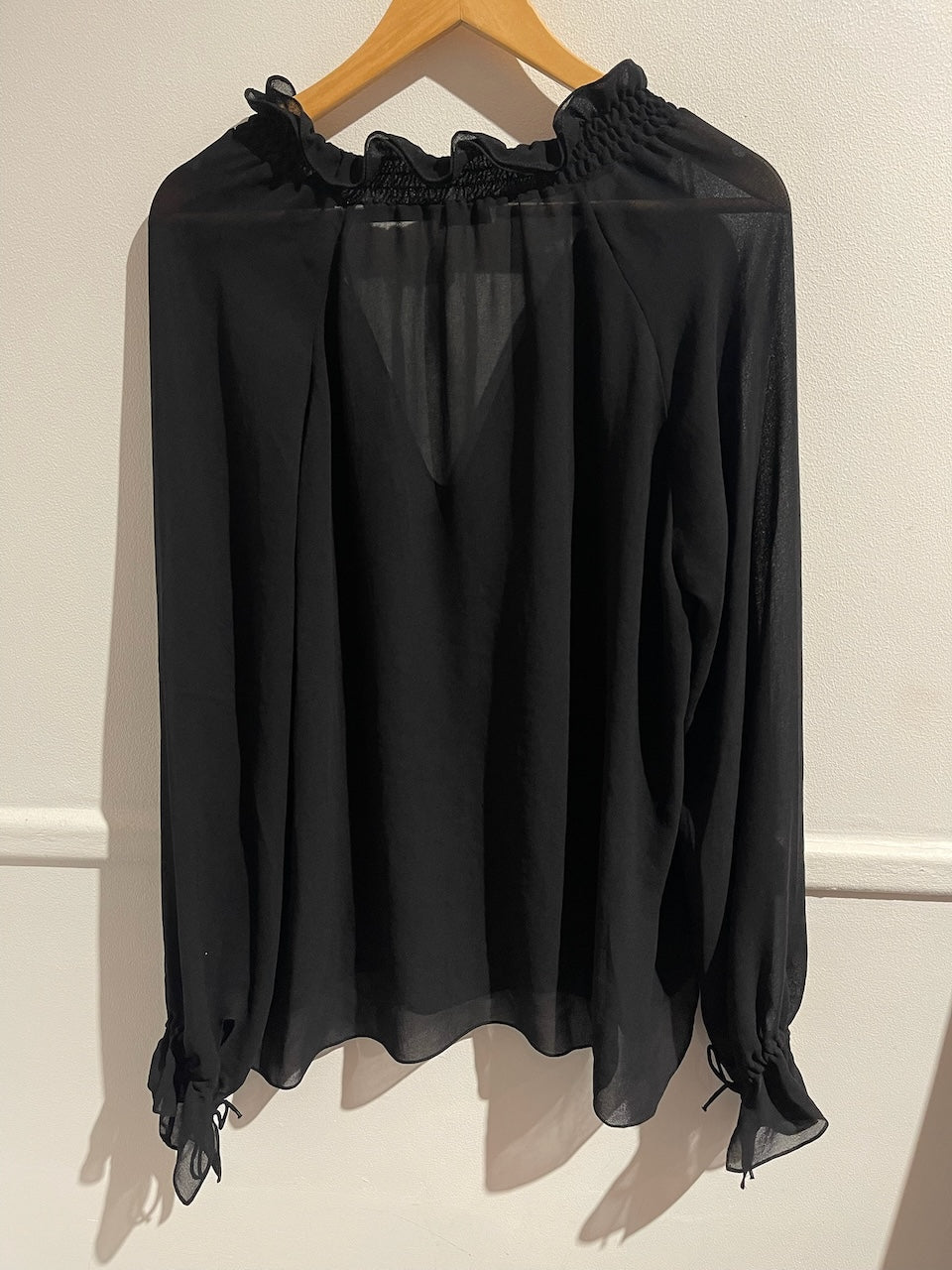 Blouse Saint Laurent noire T.40