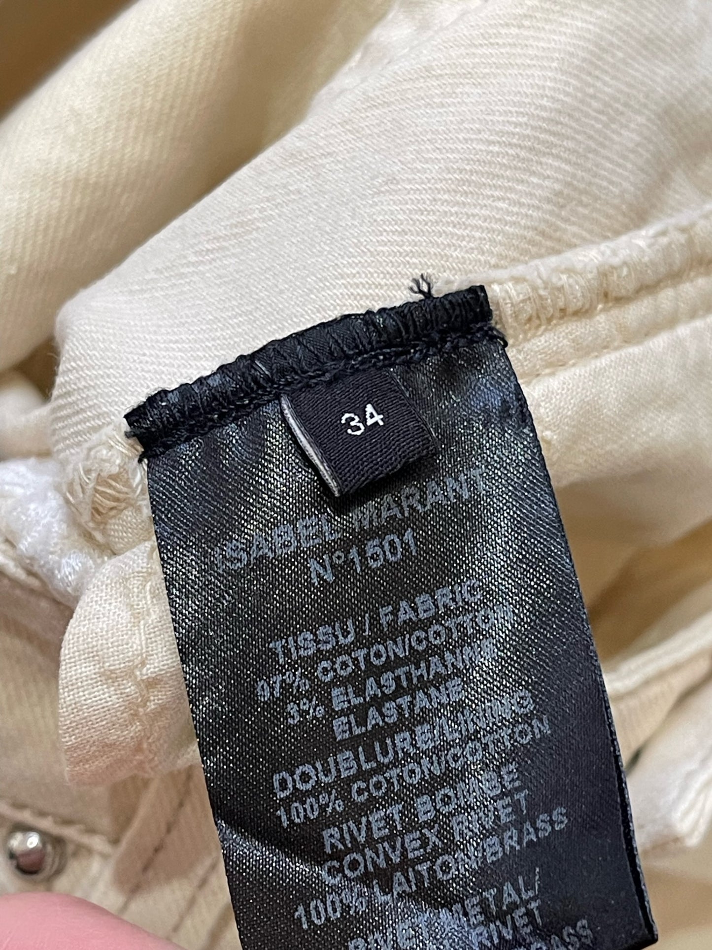 Jeans Isabel Marant beige T.34