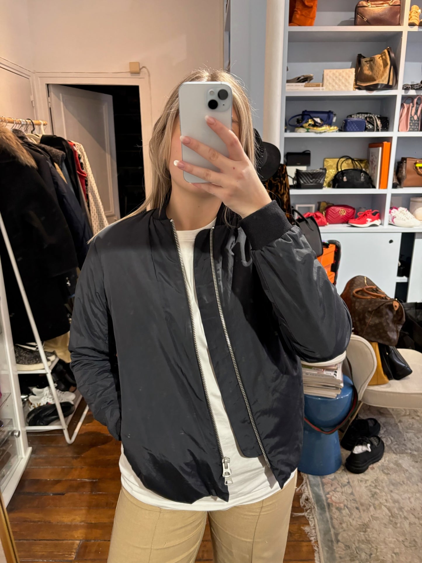 Bombers Acne Studios noir T.XS