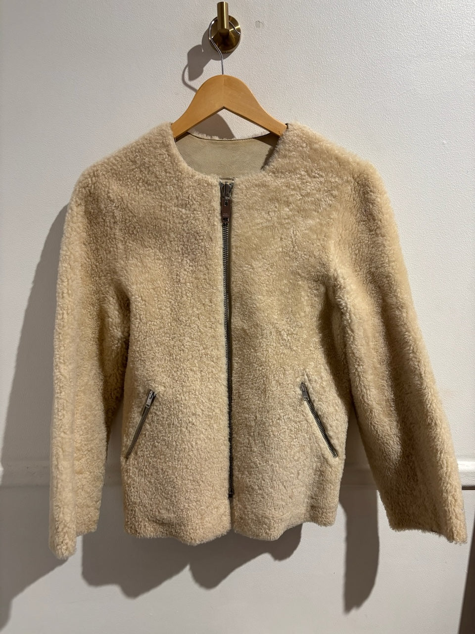 Veste Isabel Marant peau lainée T.36