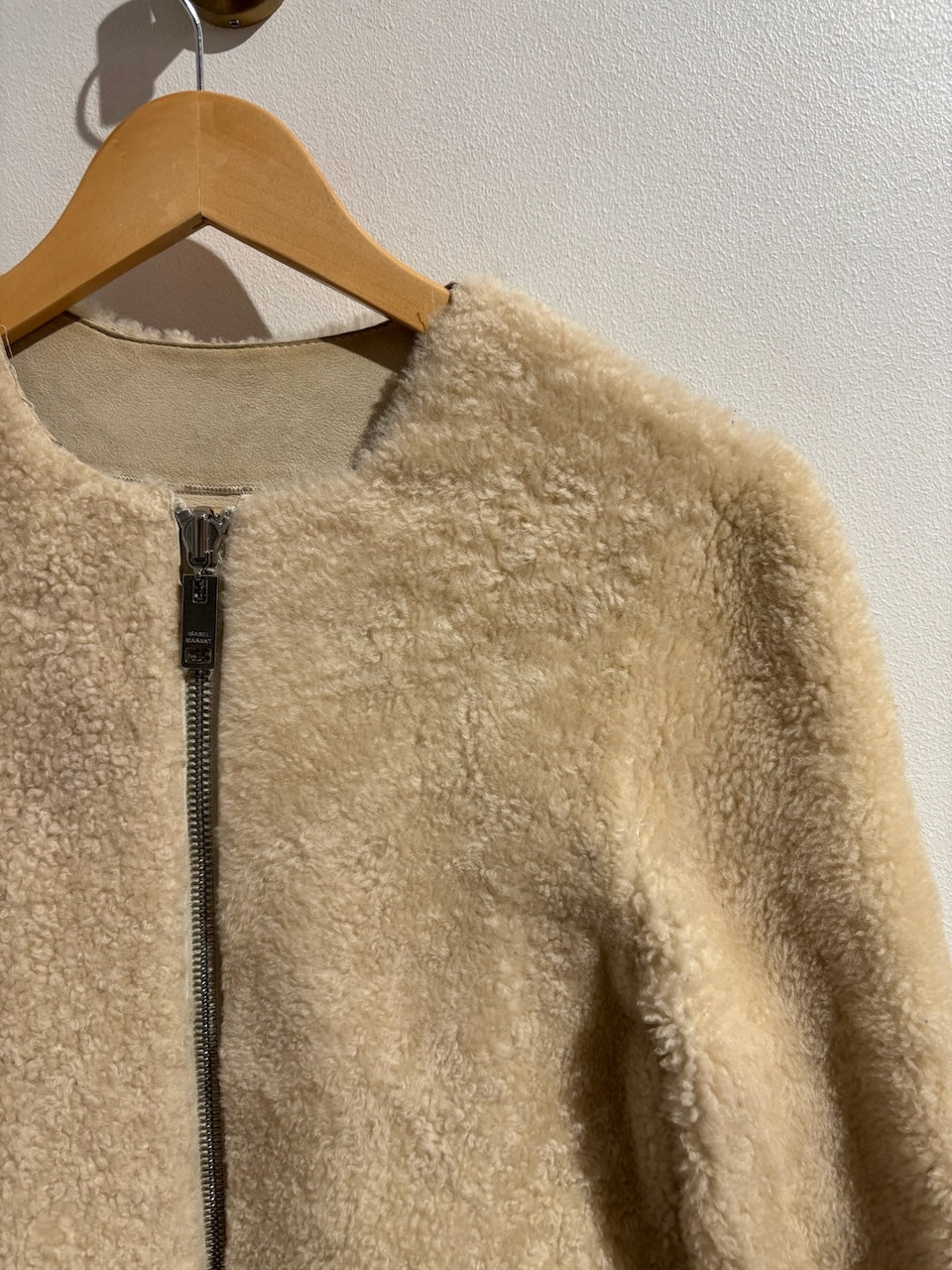 Veste Isabel Marant peau lainée T.36