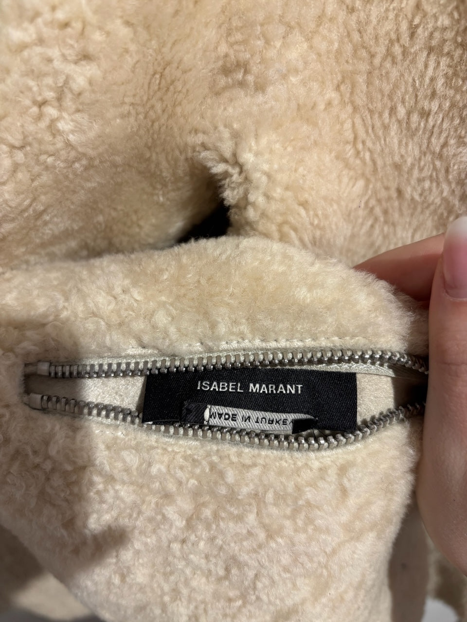 Veste Isabel Marant peau lainée T.36