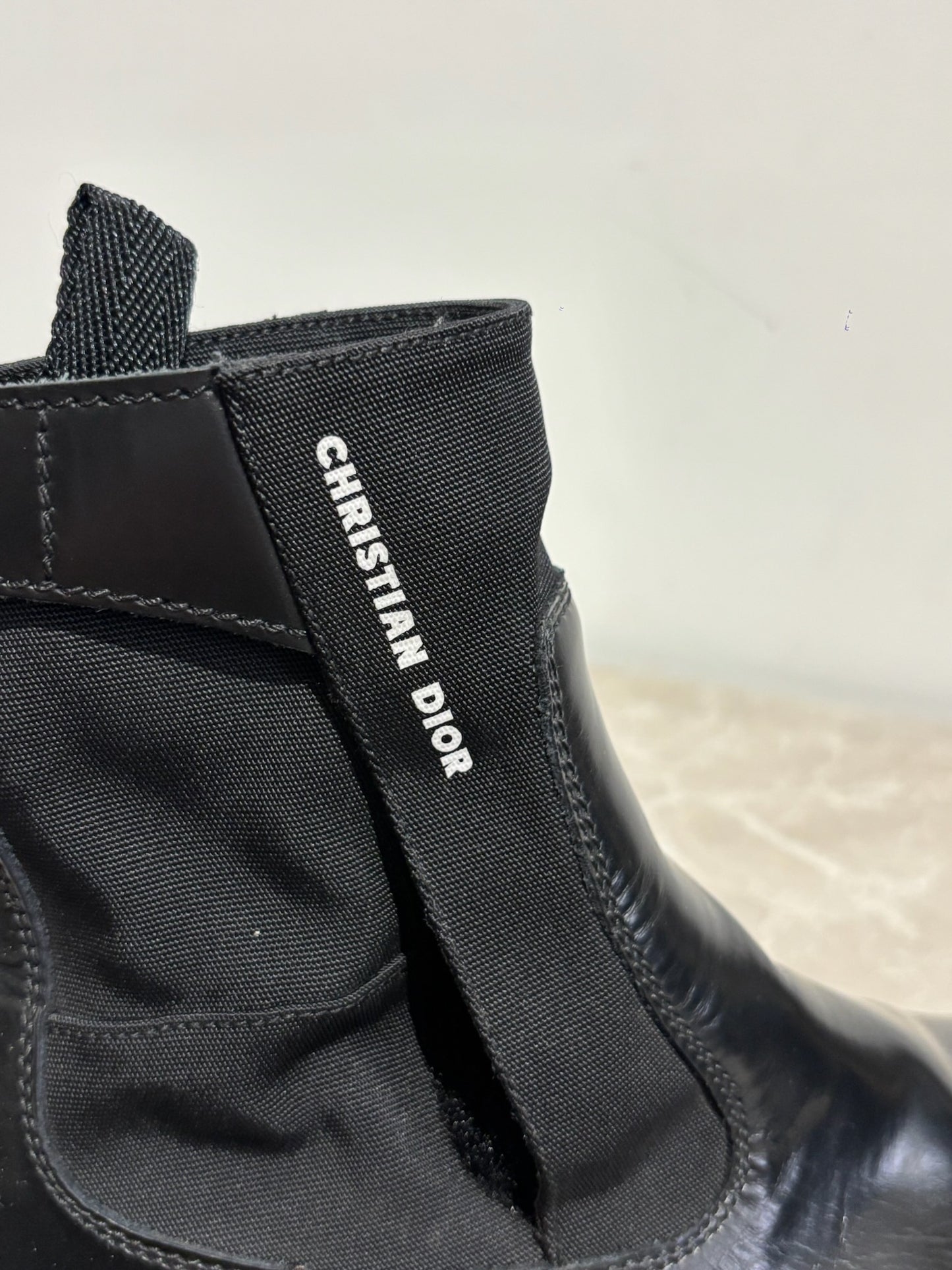 Bottines Dior noires T.39