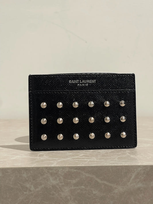 Porte-cartes Saint Laurent noir