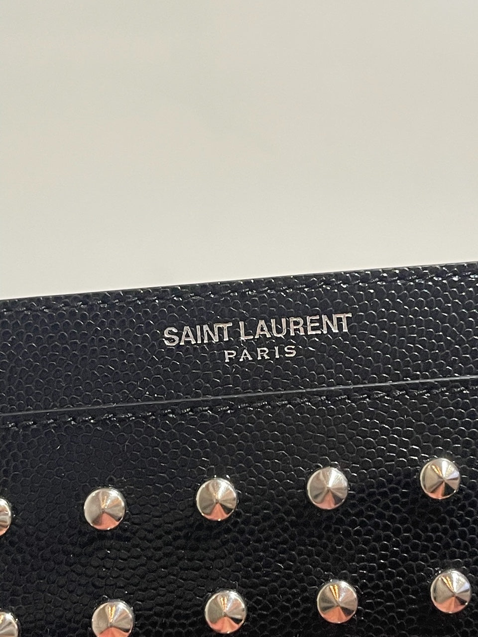 Porte-cartes Saint Laurent noir