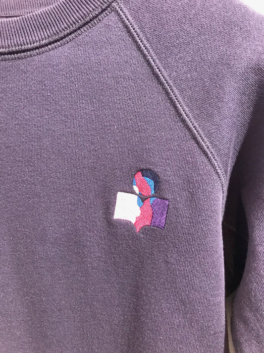 Sweat Isabel Marant prune T.34 NEUF